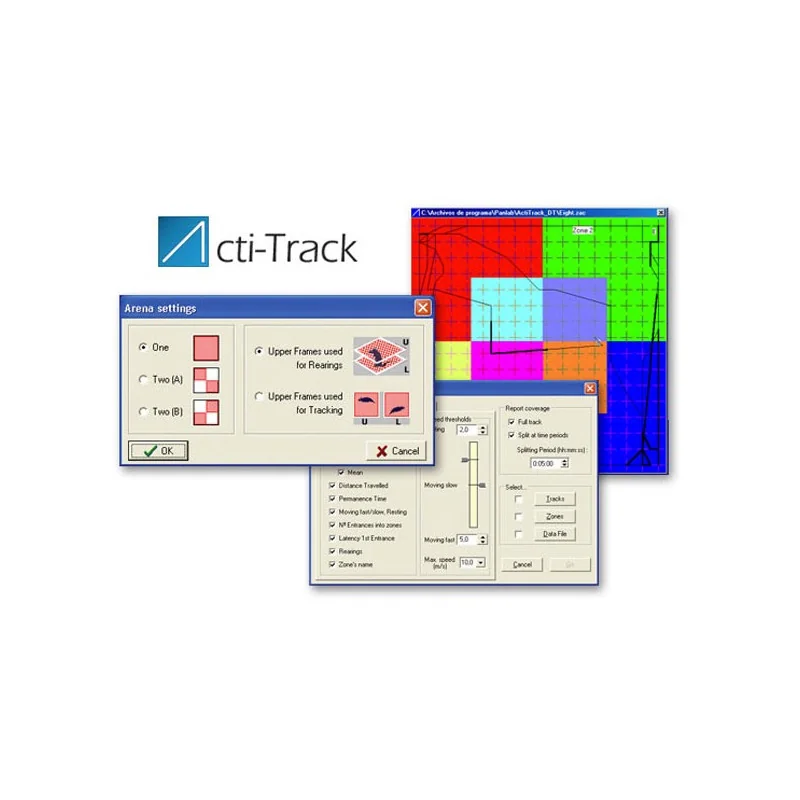  Infrared Actimeter System - Actitrack software