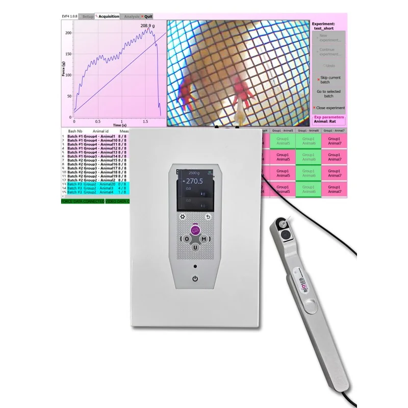 Electronic Von Frey 5 with embedded camera